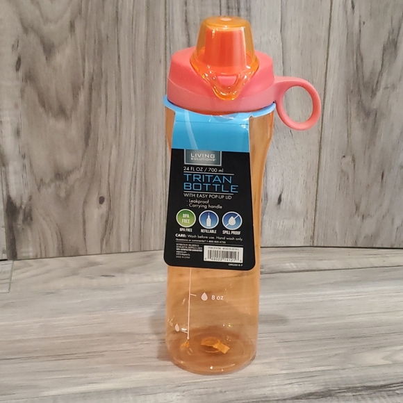Living Solutions 24 oz Tritan Bottle - Orange - Picture 1 of 3